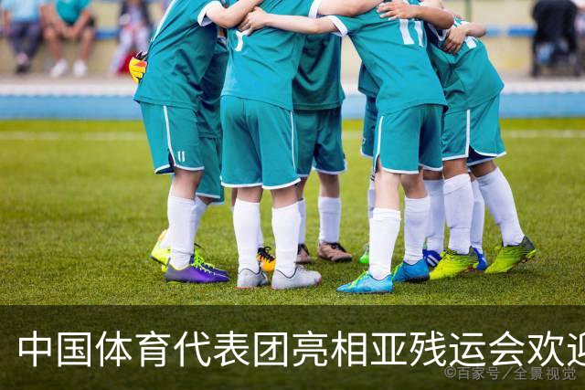 中国体育代表团亮相亚残运会欢迎仪式