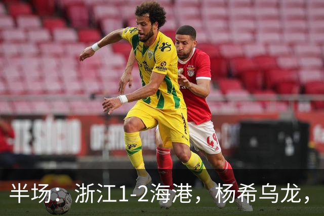 半场：浙江1-2海港，杨希乌龙，梅伦多、安佩姆破门